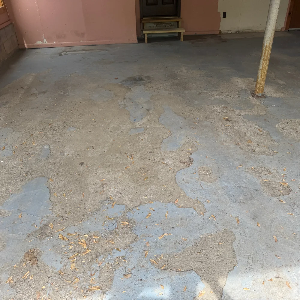 before-rexford-epoxy-garage-floor-coating